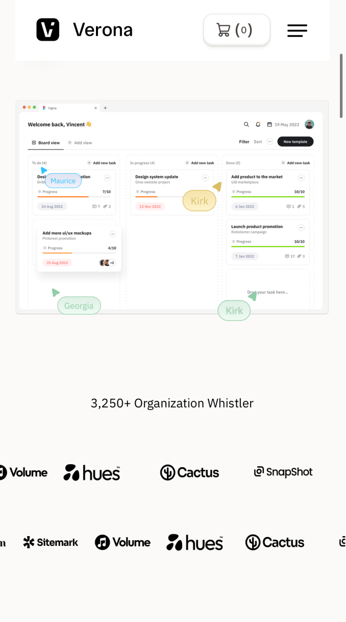 App Webflow Template - Verona  - Created by Wedoflow.com and Azwedo.com